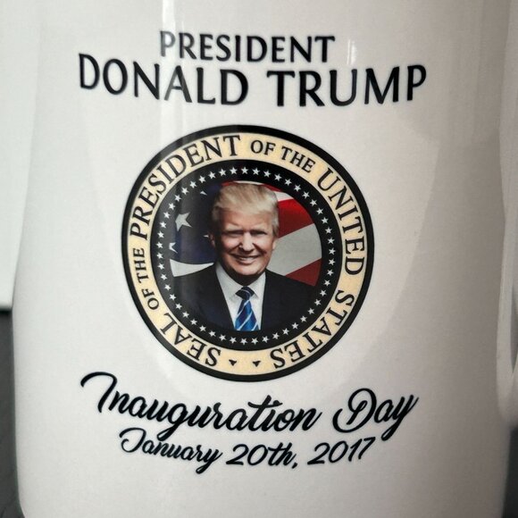 Donald Trump 45th Inauguration Day 2017 Commemorative Coffee Mug 11 Oz - Picture 1 of 12